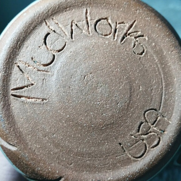 Mudworks USA Pottery 3D Hand Sculpted Elephant Mug 12 Oz - Picture 7 of 8